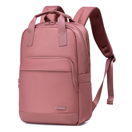 Plecak damski modny różowy cabin size bagaż podręczny do pracy na studia