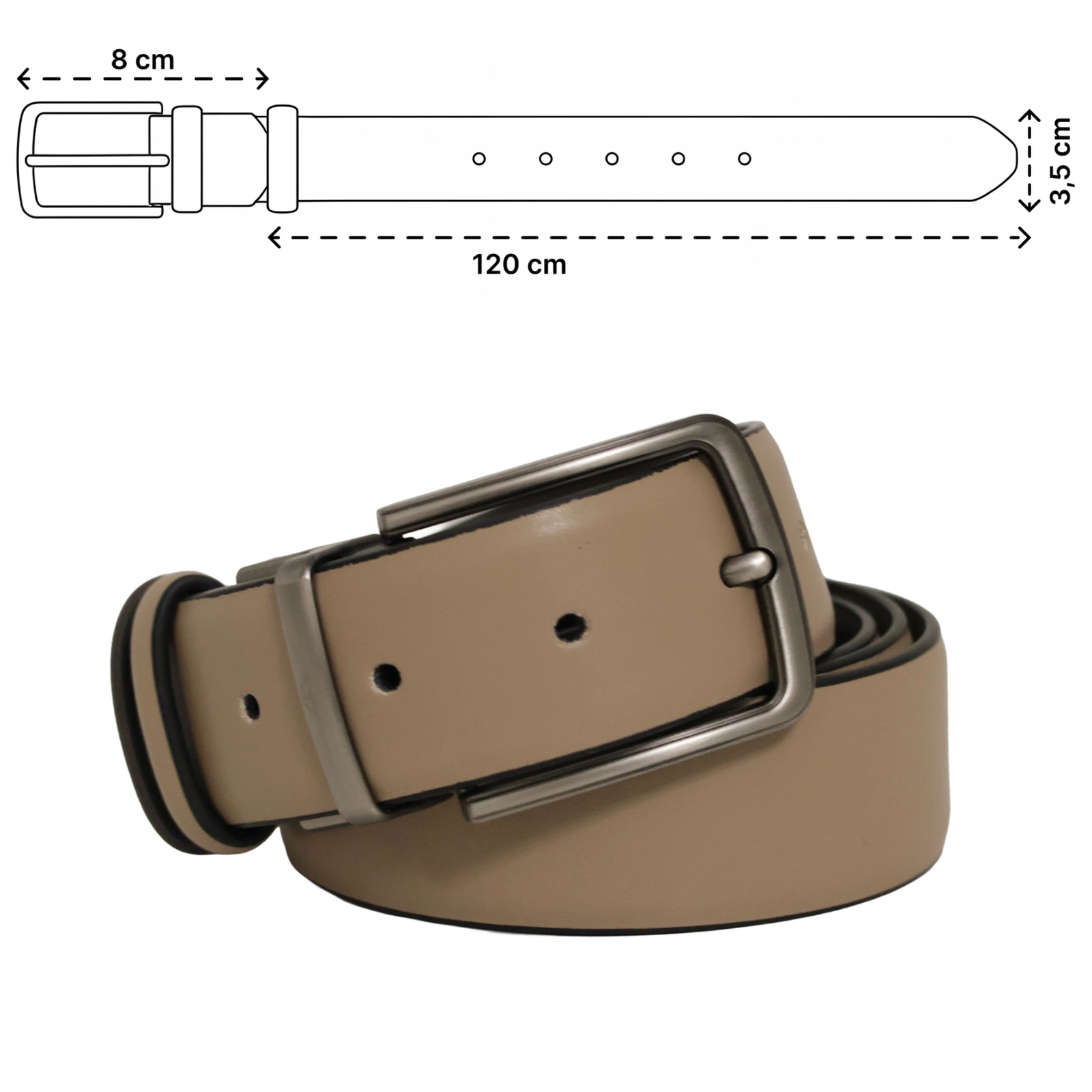 Pasek skórzany do spodni dwustronny beż brąz elegancki klasyczny premium pol_pl_Pasek-skorzany-do-spodni-dwustronny-bez-braz-elegancki-klasyczny-premium-298_4