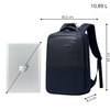 Plecak miejski niebieski, biznesowy, 10 l, na laptopa 15,6", nowoczesny i praktyczny. Arctic Hunter B00681 Blue.