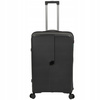 Walizka duża ciemnoszara na kółkach – elegancka, lekka i pojemna walizka podróżna do samolotu Wowbag 7918 L dark grey