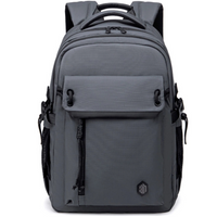 Szary plecak miejski młodzieżowy, na laptop, 25 l, idealny do studiów, na uczelnię i do pracy. Arctic Hunter B00531 Grey.