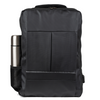 Plecak nowoczesny, na studia, szkolny czarny, z USB, na laptopa 15,6" dla chłopaków/dziewczyn Wowbag BK91103 black