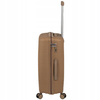 Walizka do samolotu średnia beżowa funkcjonalna walizka podróżna 74L lekka i solidna Wowbag 7900 M champagne