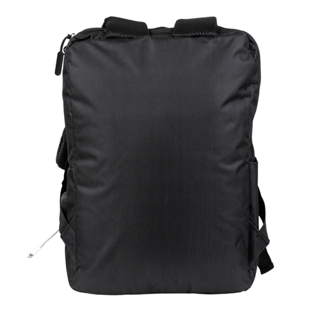 Plecak szkolny czarny materiałowy dla dziewczyn i chłopaków HN212701 black