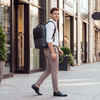 Szary plecak miejski biznesowy, 10 l, na laptopa 15,6", wodoodporny, elegancki i funkcjonalny. Arctic Hunter B00681 Grey