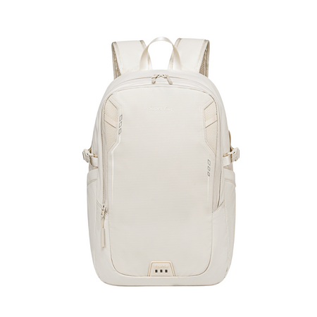 Biały plecak miejski damski, 22,8 l, wodoodporny, na laptopa 15,6", podróżny i na co dzień. SUPER FIVE FB700 White.