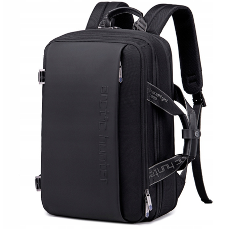 Torba-plecak podróżna do Wizz Air i Ryanair czarna 18L, na laptop 15,6”, bagaż podręczny