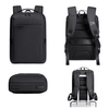 Plecak miejski czarny, biznesowy, wodoodporny, 8,5 l, na laptopa 15,6", elegancki i praktyczny. Arctic Hunter B00574 Black