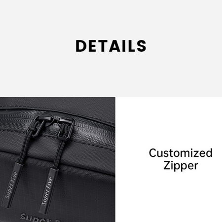 Saszetka damska biała na ramię wodoodporna torba miejska praktyczna stylowa 3,1 L Super Five FXB753White