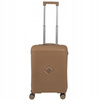 Walizka kabinowa beżowa na kółkach, elegancka i lekka walizka do samolotu z polipropylenu  Wowbag 7900 S champagne