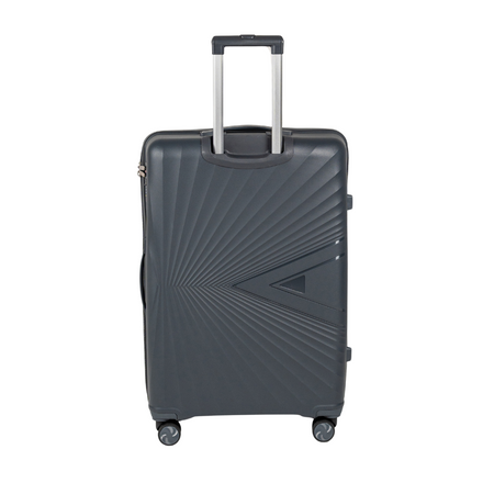 Walizki podróżne ciemnoszare komplet 3 szt. elegancki i trwały zestaw na kółkach Wowbag 7905 dark grey