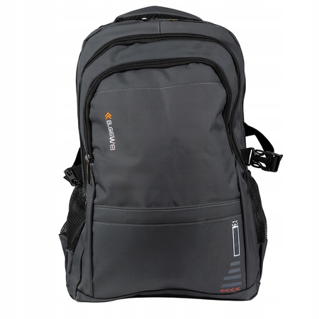 Plecak miejski szary pojemny nowoczesny młodzieżowy na laptopa 15,6" VIO BG82237 grey