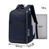 Plecak miejski niebieski, biznesowy i wodoodporny, na laptop, 15 l, wygodny i elegancki. Arctic Hunter B00670 Blue.