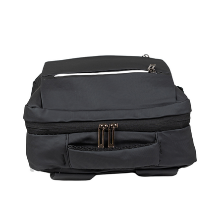 Plecak czarny, szkolny, miejski, damski, męski, nowoczesny, pojemny plecak dla laptopa 15,6", idealny na co dzień, do szkoły i pracy VIO BK91105 black