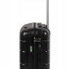 Walizka średnia czarna – podróżna, na kółkach, lekka i wytrzymała, do samolotu, elegancka i pojemna Wowbag 6910 M black