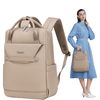 Plecak miejski damski beżowy modny stylowy do pracy dla dziewczyny CHANTRIA CB00628 khaki
