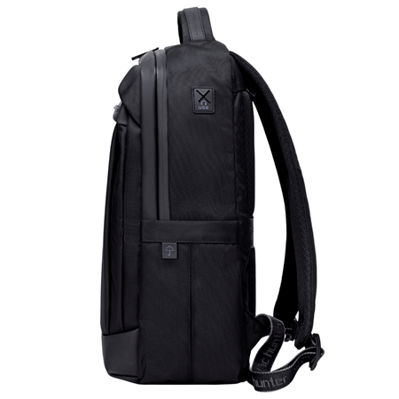 Plecak miejski czarny męski wodoodporny na laptopa 15,6" do pracy Arctic Hunter B00478 black