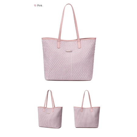 Torba damska shopper różowa modna, pojemna 15,6 l wodoodporna, stylowa dla kobiet i dziewczyn. CHANTRIA CB801 Pink.