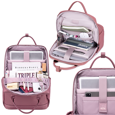 Plecak miejski damski beżowy modny stylowy do pracy dla dziewczyny CHANTRIA CB00628 khaki