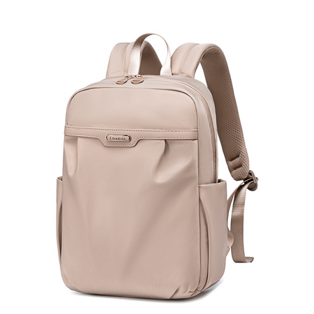 Beżowy plecak damski miejski, 9,8 l, modny i wodoodporny, na laptopa 13", na co dzień. CHANTRIA CB769khaki.