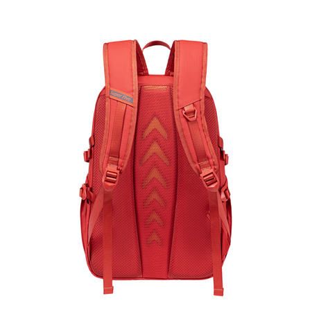 Plecak miejski czerwony, wodoodporny, na laptop. Idealny do pracy, na studia i w podróże. 22 l. SUPER FIVE FB700 Red