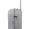 Walizka do samolotu jasnoszara – średnia, nowoczesna, funkcjonalna i wytrzymała, ergonomiczna Wowbag 6910 M light grey