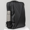 Plecak szkolny czarny nowoczesny z USB dla chłopaków i dziewczyn - do pracy na studia Wowbag BK91109 black