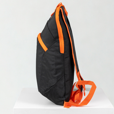 Plecak czarny mały superlekki tekstylny na rower spacer woda telefon klucze bluza VIO  XY092017 black