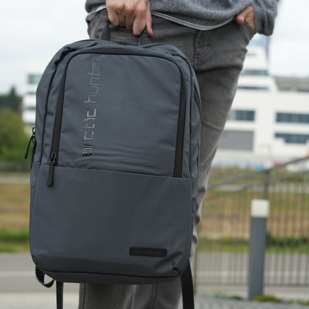 Plecak biznesowy z miejscem na laptopa 15.6" Arctic Hunter B00529 grey