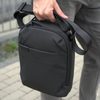 Saszetka męska czarna na ramię biznesowa torba miejska wodoodporna stylowa funkcjonalna 5,8 L Arctic Hunter K00579Black