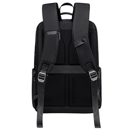 Plecak miejski czarny elegancki do pracy nowoczesny pojemny na laptopa 15,6" Arctic Hunter B00808 black