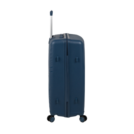 Komplet walizek podróżnych ciemnoniebieskich 3 szt. lekkie i trwałe zestaw na kółkach Wowbag 7905 dark blue