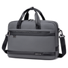 Torba na ramię na laptop 15,6 biznesowa elegancka szara 40X28X8 9L do pracy