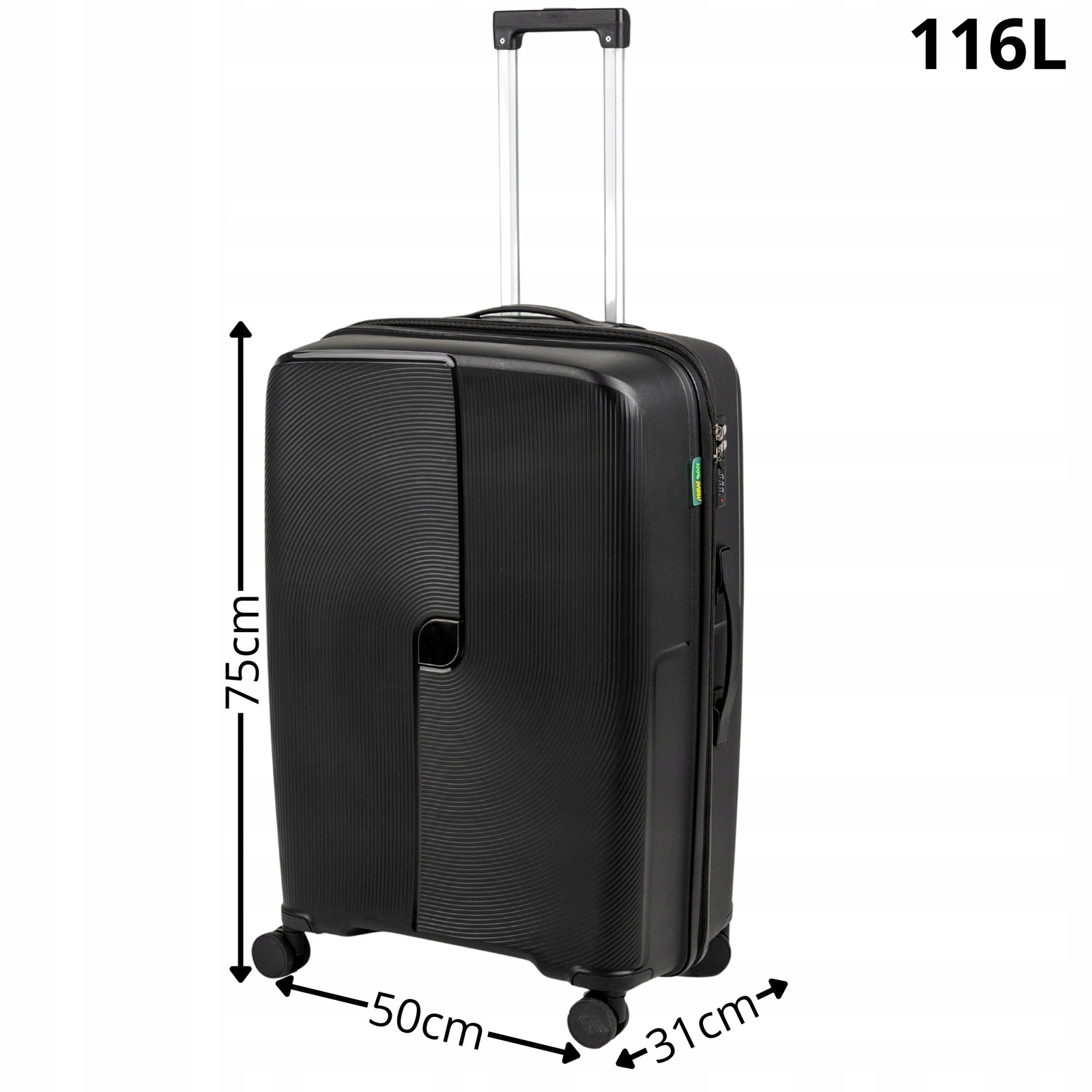 Walizka podróżna czarna duża na kółkach – elegancka, pojemna i trwała walizka do samolotu Wowbag 7918 L black pol_pl_Walizka-podrozna-czarna-duza-na-kolkach-elegancka-pojemna-i-trwala-walizka-do-samolotu-Wowbag-7918-L-black-69_6