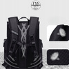 Czarny plecak miejski młodzieżowy, wodoodporny, na laptopa 15,6", 17 l, z wieloma kieszeniami. SUPER FIVE FB723 Black.