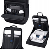 Czarny plecak biznesowy miejski, 18,7 l, wodoodporny, na laptop 15,6", stylowy i pojemny. Arctic Hunter B00684 Black.