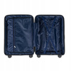 Walizka kabinowa ciemnoniebieska – mała, podróżna, elegancka, na kółkach i praktyczna Wowbag 7918 S dark blue