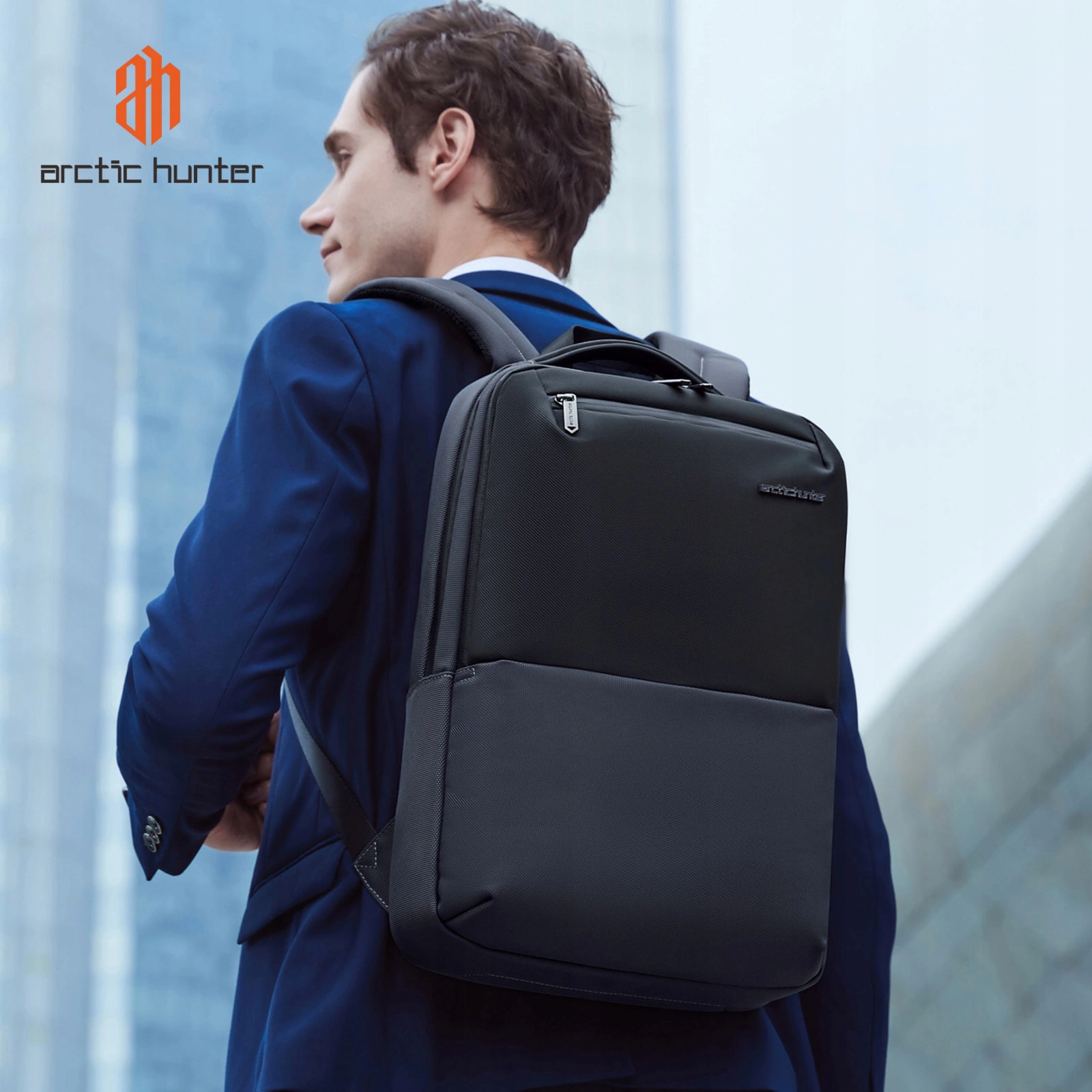 Szary plecak miejski biznesowy, 10 l, na laptopa 15,6", wodoodporny, elegancki i funkcjonalny. Arctic Hunter B00681 Grey pol_pl_Szary-plecak-miejski-biznesowy-10-l-na-laptopa-15-6-wodoodporny-elegancki-i-funkcjonalny-Arctic-Hunter-B00681-Grey-56_13