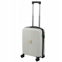 Mała walizka biała kabinowa – podróżna, elegancka, lekka, wytrzymała i praktyczna na kółkach Wowbag 7918 S white