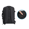 Plecak czarny kabinowy podróżny 50x33x20 na pokład Wizzair LOT WJ8423 black