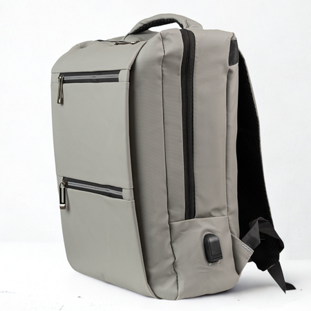 Plecak młodzieżowy szary - do szkoły, na studia, do pracy, mieści laptop 15,6 VIO BK91105 grey