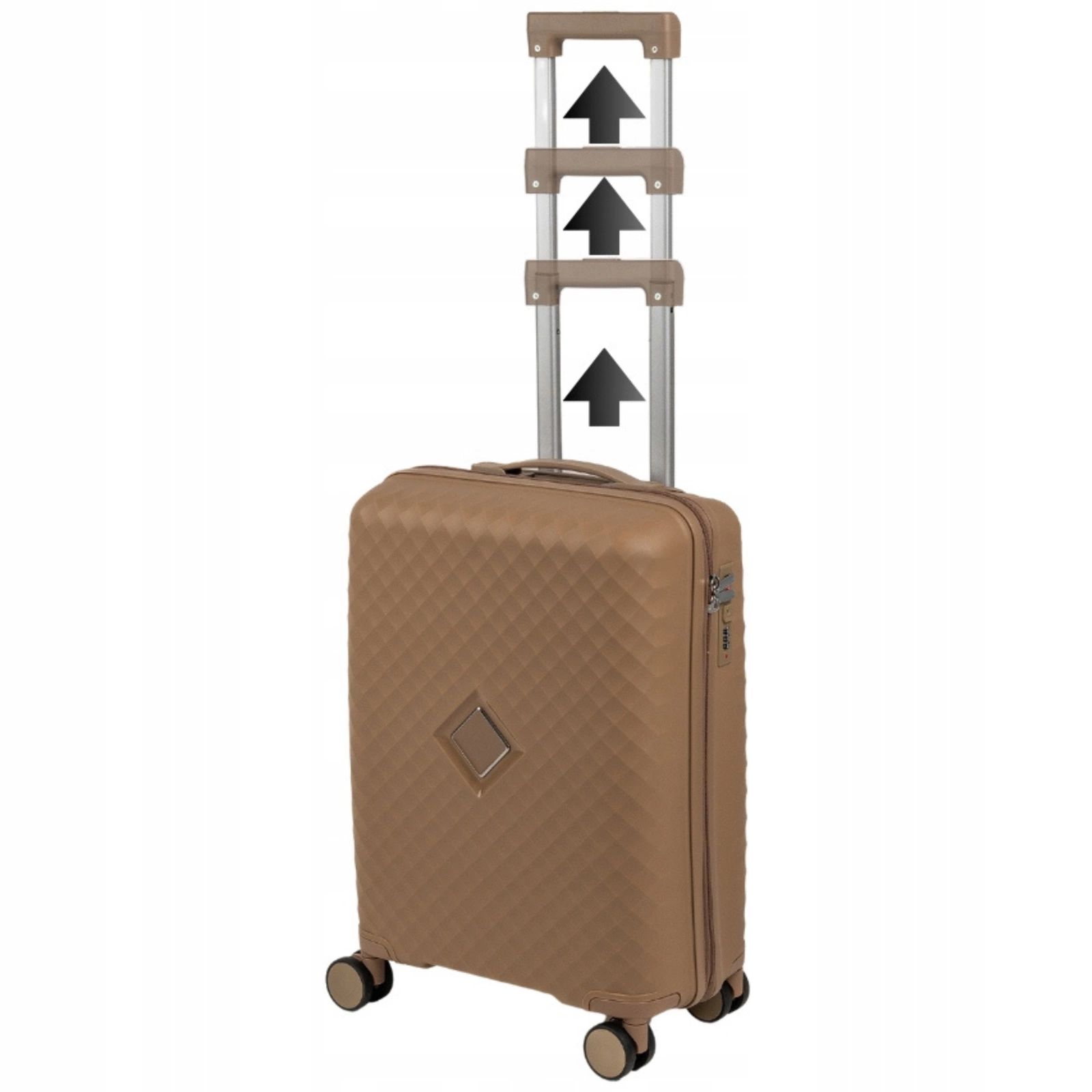 Walizka kabinowa beżowa na kółkach, elegancka i lekka walizka do samolotu z polipropylenu  Wowbag 7900 S champagne pol_pl_Walizka-kabinowa-bezowa-na-kolkach-elegancka-i-lekka-walizka-do-samolotu-z-polipropylenu-Wowbag-7900-S-champagne-135_1
