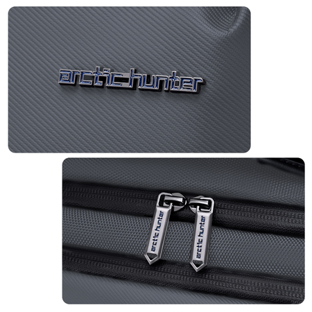 Szary plecak miejski biznesowy, 10 l, na laptopa 15,6", wodoodporny, elegancki i funkcjonalny. Arctic Hunter B00681 Grey