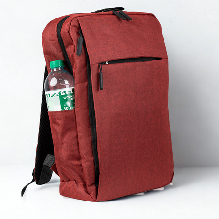 Plecak szkolny czerwony młodzieżowy na laptopa dla dziewczyn USB HN212701 red