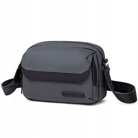 Torebka listonoszka szara stylowa uniwersalna wodoodporna na ramię miejska modna damska męska Arctic Hunter YB00518Grey