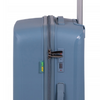 Duża walizka podróżna jasnoniebieska na kółkach – lekka, stylowa i wytrzymała do samolotu Wowbag 7918 L light blue