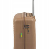 Walizka kabinowa beżowa mała – modna, lekka, trwała i wygodna walizka na kółkach do podróży Wowbag 7905 S champagne