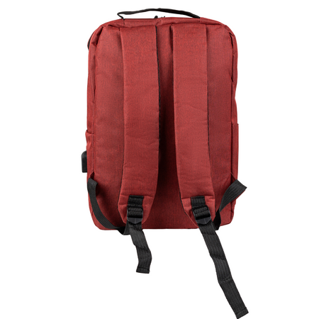 Plecak szkolny czerwony młodzieżowy na laptopa dla dziewczyn USB HN212701 red