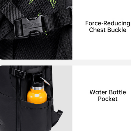 Czerwony plecak miejski młodzieżowy, wodoodporny, na laptopa 15,6", 17 l, dla aktywnych kobiet. SUPER FIVE FB723 Red