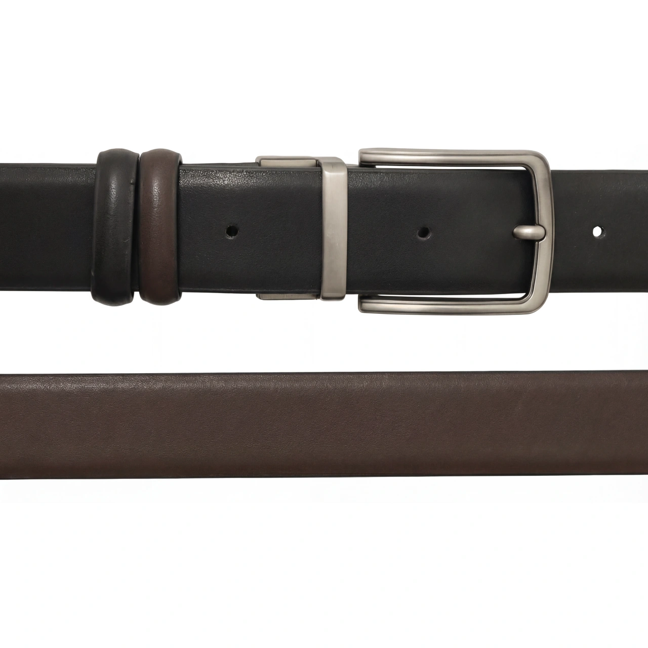 Pasek męski do spodni skórzany dwustronny czarny brązowy klamra obrotowa pol_pl_Pasek-meski-do-spodni-skorzany-dwustronny-czarny-brazowy-klamra-obrotowa-295_2